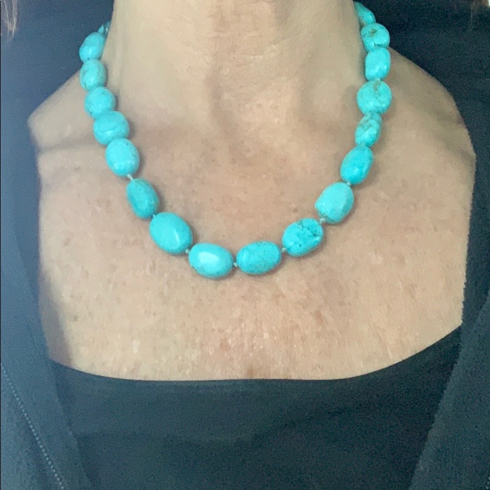 Turquoise Stone Necklace - Picture 5 of 5